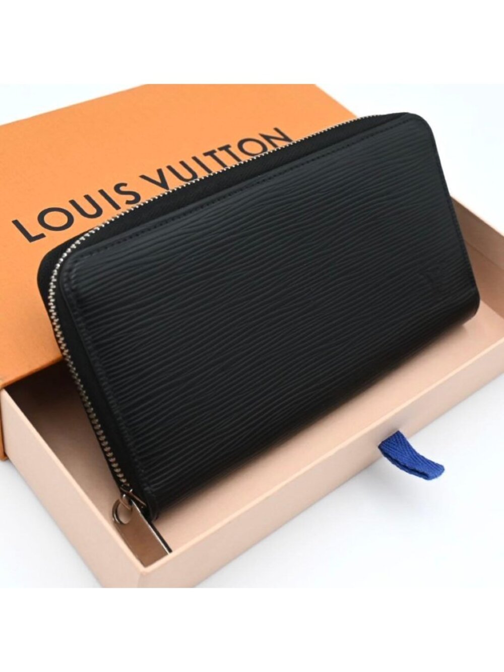 Louis Vuitton Epi Zippy Wallet Black